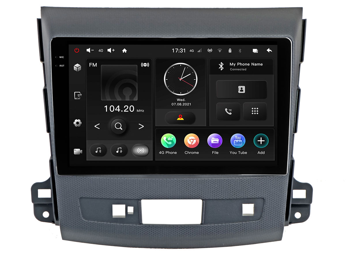 фото Incar автомагнитола mitsubishi outlander 06-12 (maximum incar tmx2-6105-6) android 10/2000 incar (intro)