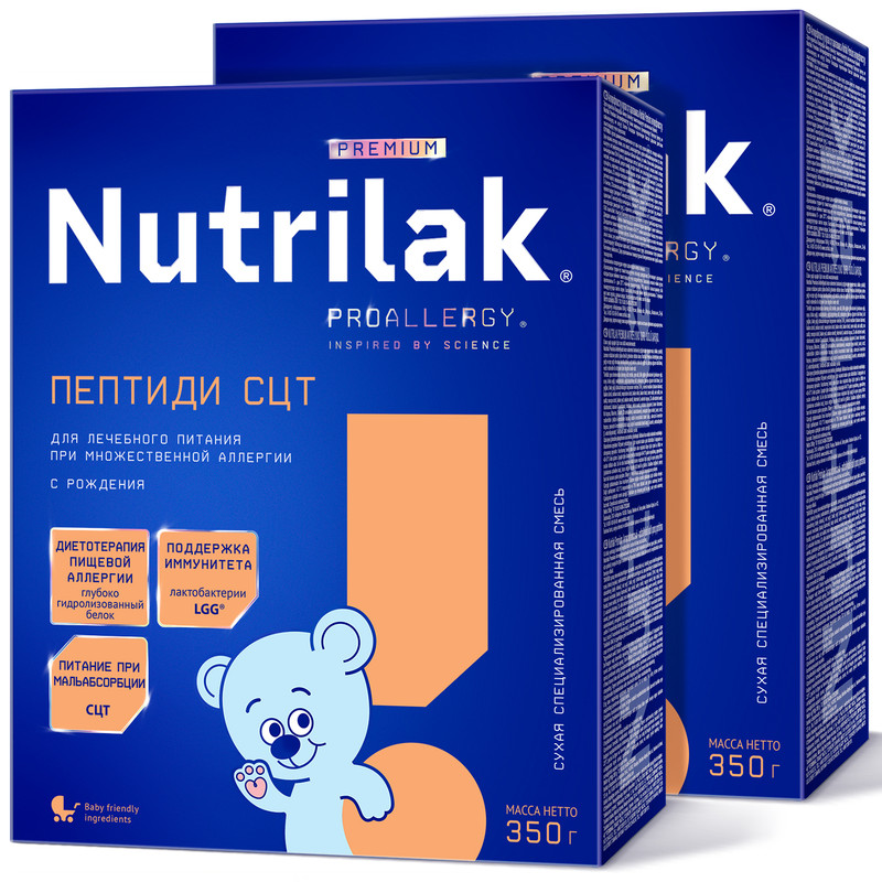 Молочная смесь специальная Nutrilak Пептиди СЦТ, Нутрилак с рождения, 350 г. (2 штуки)
Молочная смесь специальная Nutrilak Пептиди СЦТ, Нутрилак с рождения, 350 г. (2 штуки)