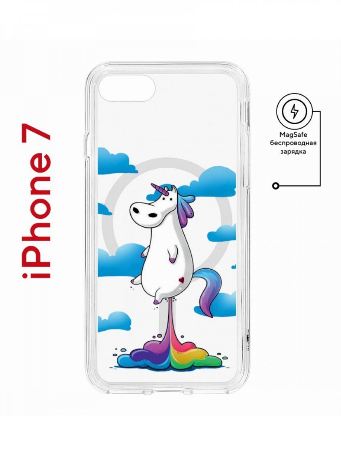 Чехол на iPhone 7, 8, SE 2020 2022 MagSafe Kruche Print Flying Unicorn с магнитом, Прозрачный;голубой;белый;фиолетовый, Айфон 7,8,СЕ 2020 2022 Магсейф
Чехол на iPhone 7, 8, SE 2020 2022 MagSafe Kruche Print Flying Unicorn с магнитом, Прозрачный;голубой;белый;фиолетовый, Айфон 7,8,СЕ 2020 2022 Магсейф