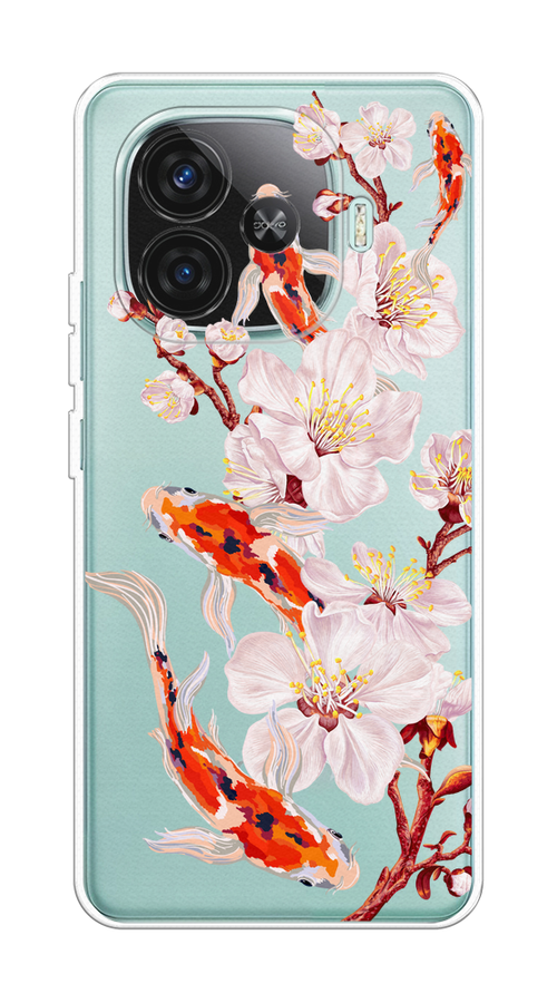 Чехол на Vivo iQOO Z9 "Карпы и сакура", Оранжевый;розовый;бежевый;прозрачный, 2612150-1
Чехол на Vivo iQOO Z9 "Карпы и сакура", Оранжевый;розовый;бежевый;прозрачный, 2612150-1
