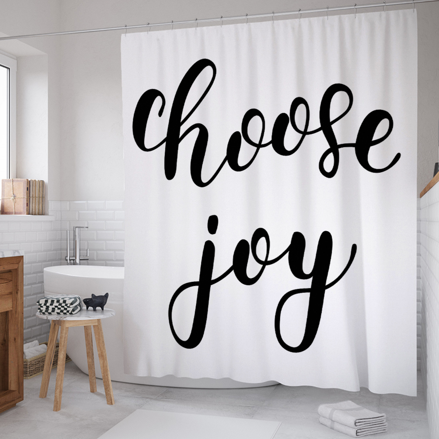 Штора для ванной JoyArty "Монохромная формулировка" из сатена, 180х200 см с крючками, Белый, Монохромная формулировка 
Штора для ванной JoyArty "Монохромная формулировка" из сатена, 180х200 см с крючками, Белый, Монохромная формулировка