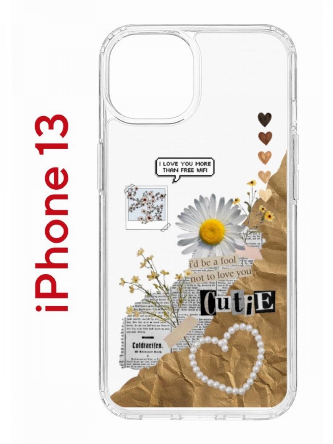 Чехол на iPhone 13 с принтом Kruche Print Крафтовые наклейки, бампер с защитой камеры, Прозрачный;бежевый;желтый;коричневый, Айфон 13
Чехол на iPhone 13 с принтом Kruche Print Крафтовые наклейки, бампер с защитой камеры, Прозрачный;бежевый;желтый;коричневый, Айфон 13