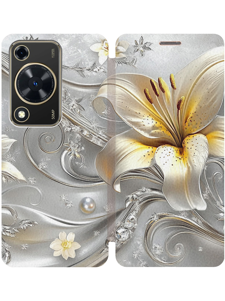 Чехол-книжка на Huawei nova Y72 с принтом "Серебристая лилия" золотой, Золотистый;белый;серый;желтый, 785977823
Чехол-книжка на Huawei nova Y72 с принтом "Серебристая лилия" золотой, Золотистый;белый;серый;желтый, 785977823