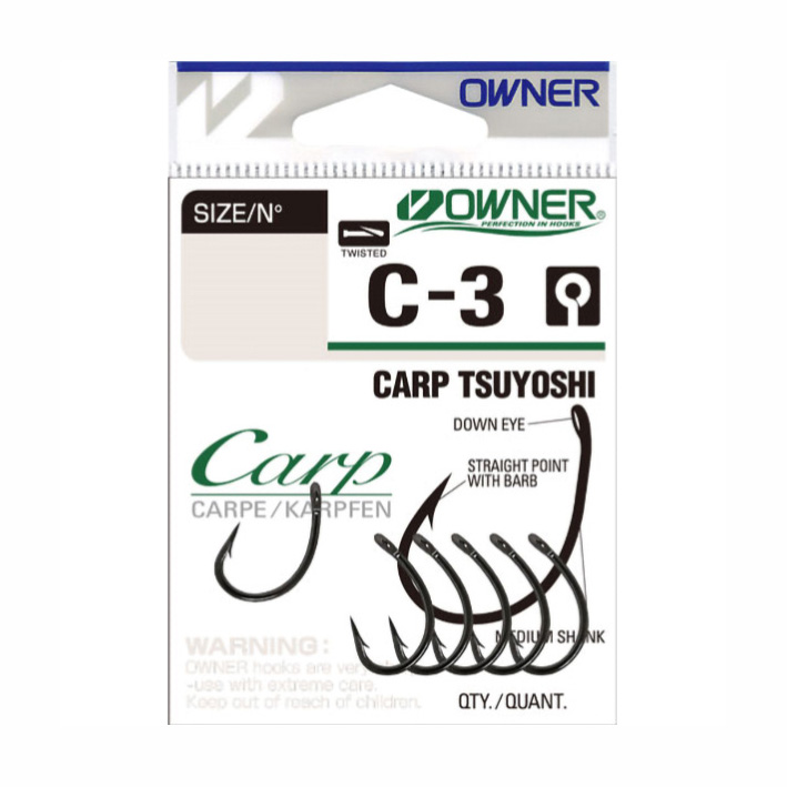 Крючки Owner С-3 Carp Tsuyoshi 53263 №8 (8шт.), Черный, Owner С-3 Carp Tsuyoshi 53263 №8 (8шт.)
Крючки Owner С-3 Carp Tsuyoshi 53263 №8 (8шт.), Черный, Owner С-3 Carp Tsuyoshi 53263 №8 (8шт.)