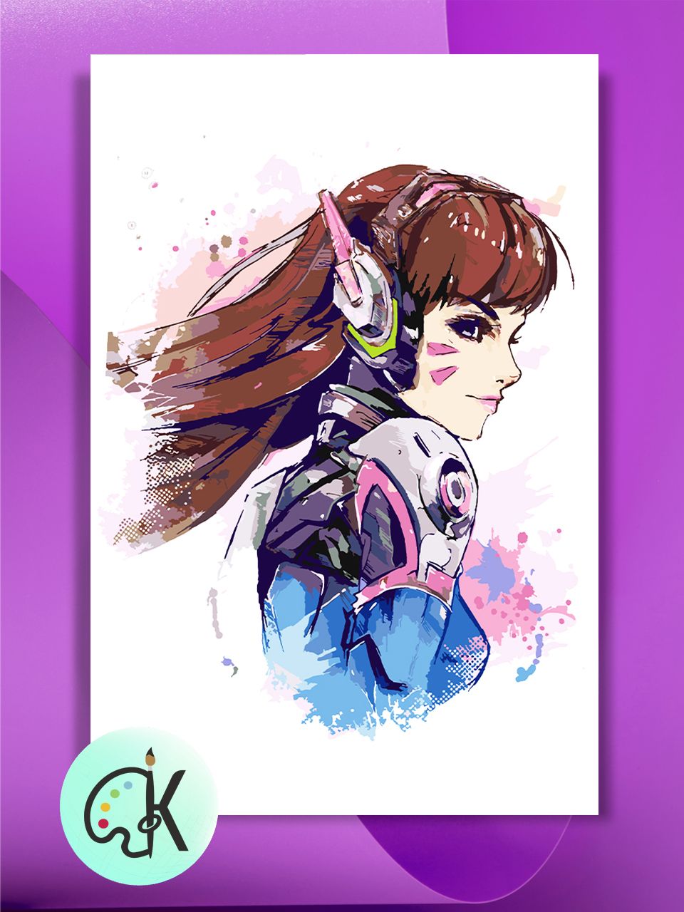Картина по номерам на холсте Культура Цвета Overwatch - D VA В профиль, 40 х 60 см, Overwatch - D VA В профиль
Картина по номерам на холсте Культура Цвета Overwatch - D VA В профиль, 40 х 60 см, Overwatch - D VA В профиль