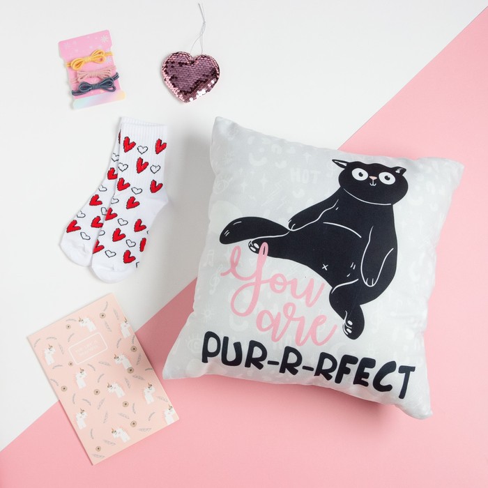 Подарочный набор Этель You are perfect подушка-секрет, 40х40 см и аксессуары, "You are perfect" подушка-секрет, 40х40 см и аксессуары
Подарочный набор Этель You are perfect подушка-секрет, 40х40 см и аксессуары, "You are perfect" подушка-секрет, 40х40 см и аксессуары
