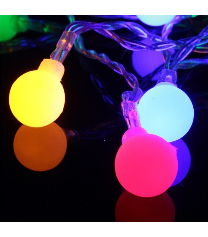 фото Световая гирлянда новогодняя clever-light шарики ball03 30 м разноцветный
