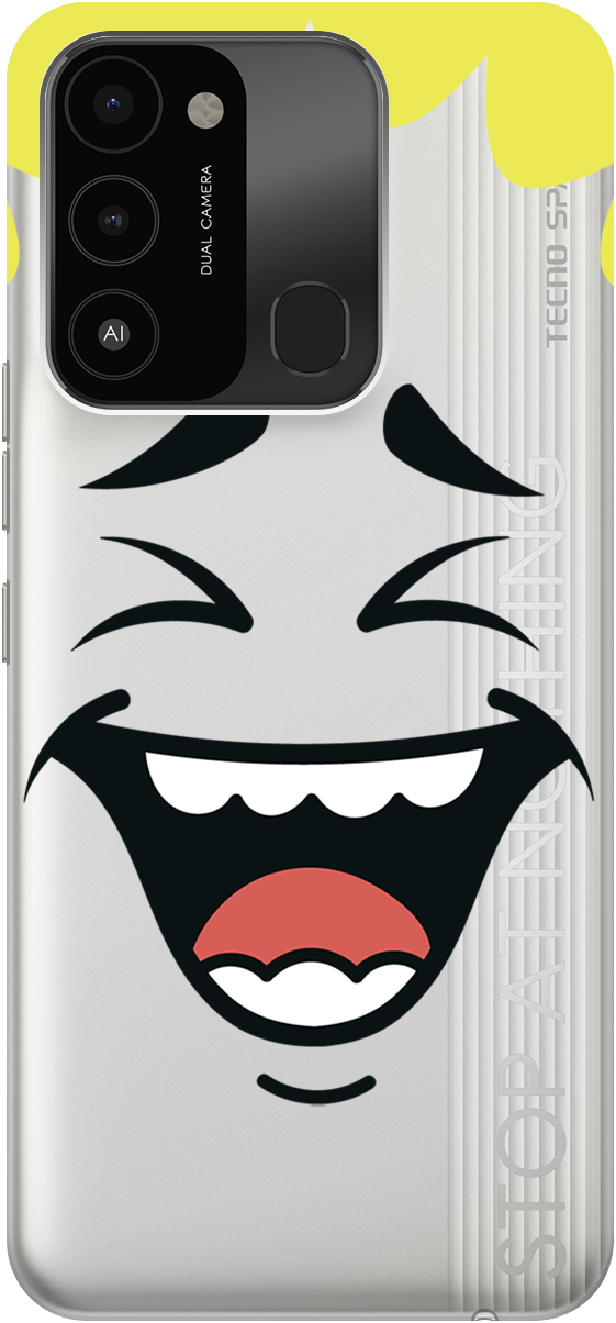 Силиконовый чехол на Tecno Spark 8C / Go 2022 "Laughing Face", Прозрачный;желтый;белый;красный, 20001472
Силиконовый чехол на Tecno Spark 8C / Go 2022 "Laughing Face", Прозрачный;желтый;белый;красный, 20001472