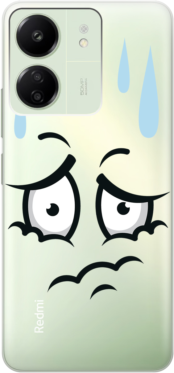 Силиконовый чехол на Xiaomi Redmi 13C / Poco C65 "Confused Face", Прозрачный;белый;голубой, 20001464
Силиконовый чехол на Xiaomi Redmi 13C / Poco C65 "Confused Face", Прозрачный;белый;голубой, 20001464