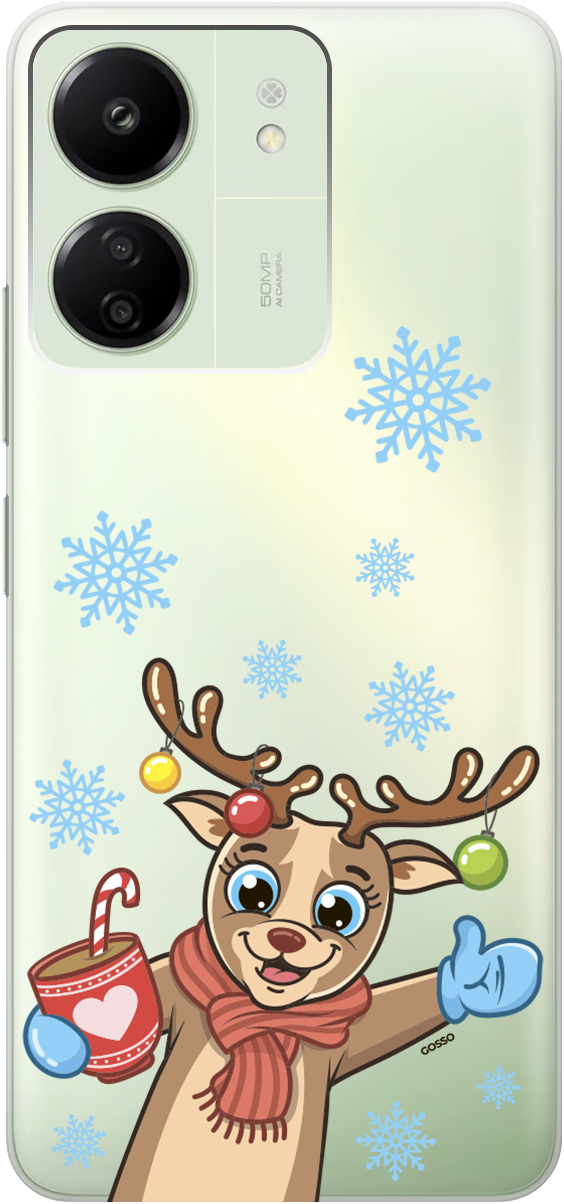 Силиконовый чехол на Xiaomi Redmi 13C / Poco C65 "Christmas Deer", Прозрачный;красный;коричневый, 20001464
Силиконовый чехол на Xiaomi Redmi 13C / Poco C65 "Christmas Deer", Прозрачный;красный;коричневый, 20001464