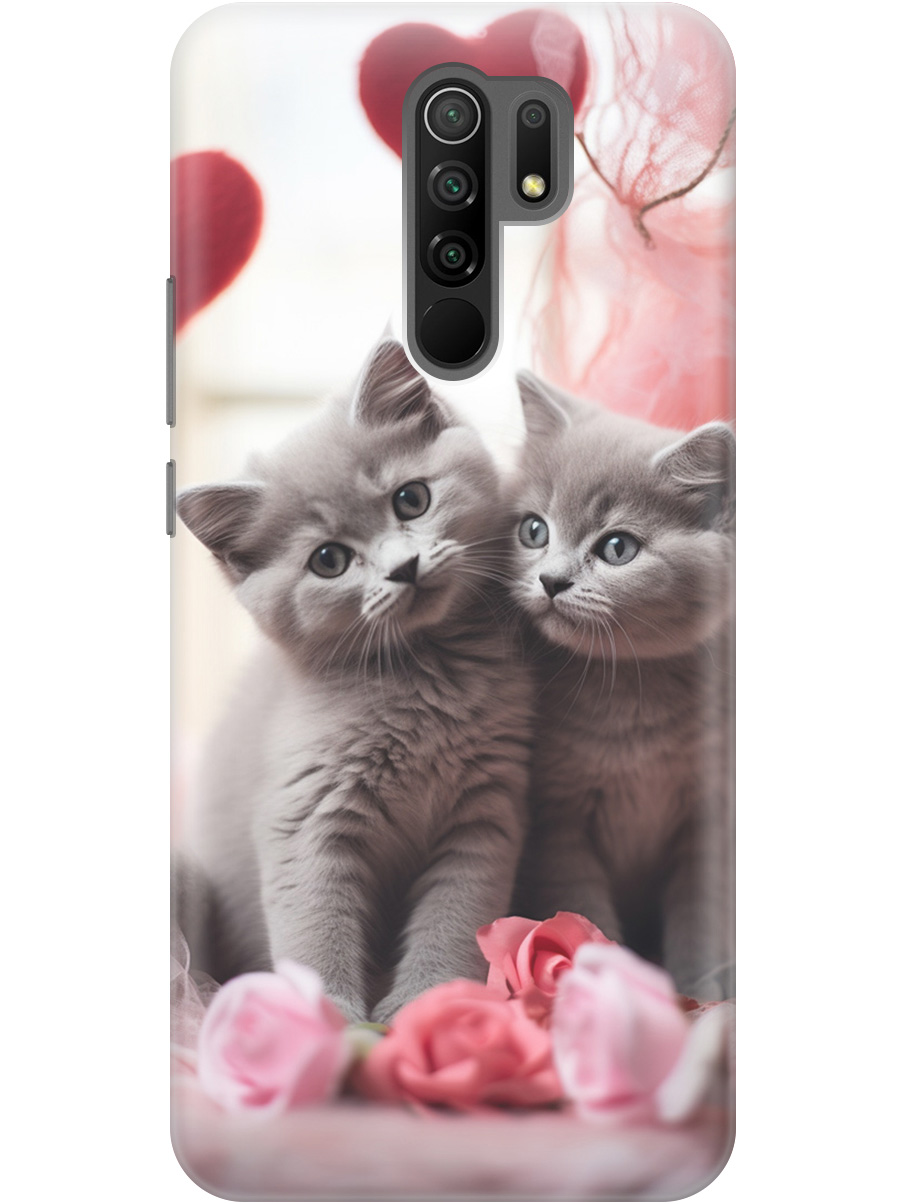 Силиконовый чехол на Xiaomi Redmi 9 с рисунком "Котики и сердечки", Красный;серый, 20000748
Силиконовый чехол на Xiaomi Redmi 9 с рисунком "Котики и сердечки", Красный;серый, 20000748