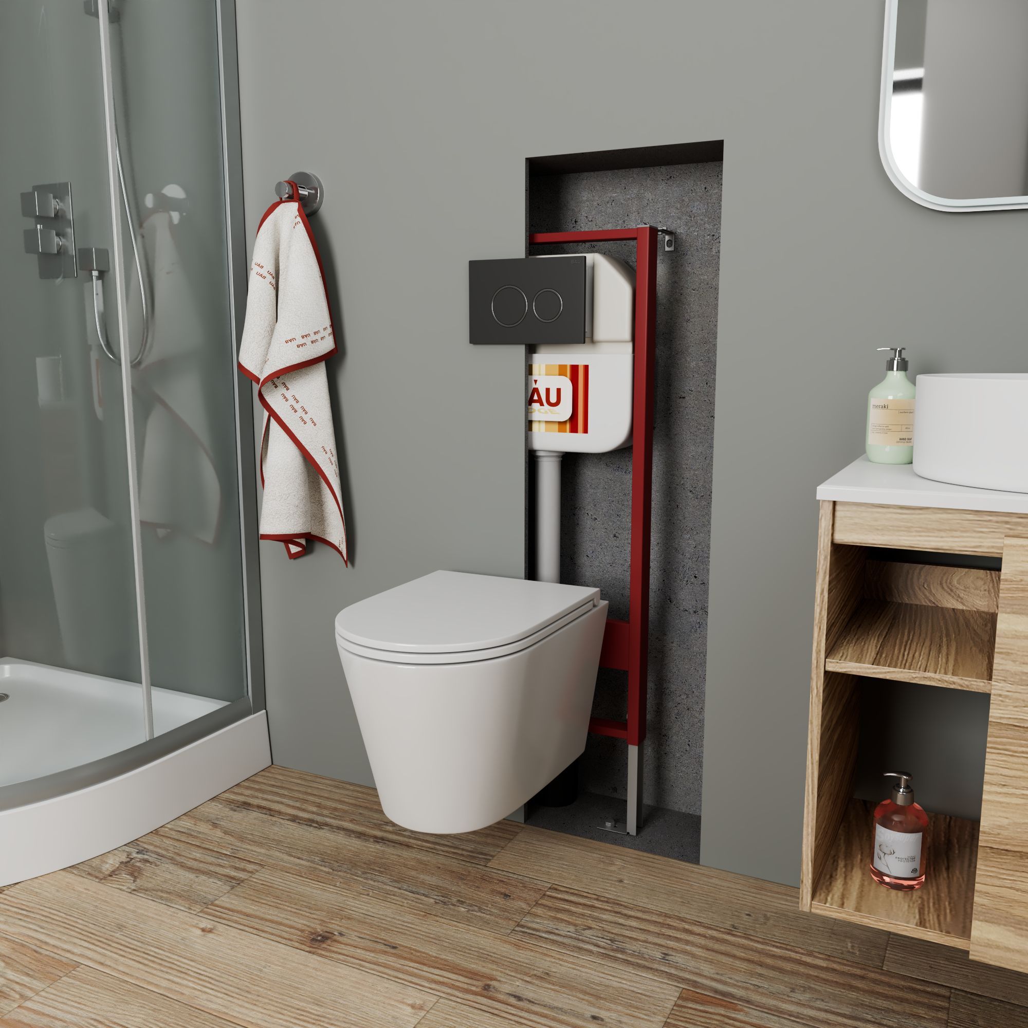 Комплект BAU 6в1: инсталляция BAU NEO 45, унитаз Bau Nimb 49x36, сиденье, клавиша, NEO45700_BK0001
Комплект BAU 6в1: инсталляция BAU NEO 45, унитаз Bau Nimb 49x36, сиденье, клавиша, NEO45700_BK0001