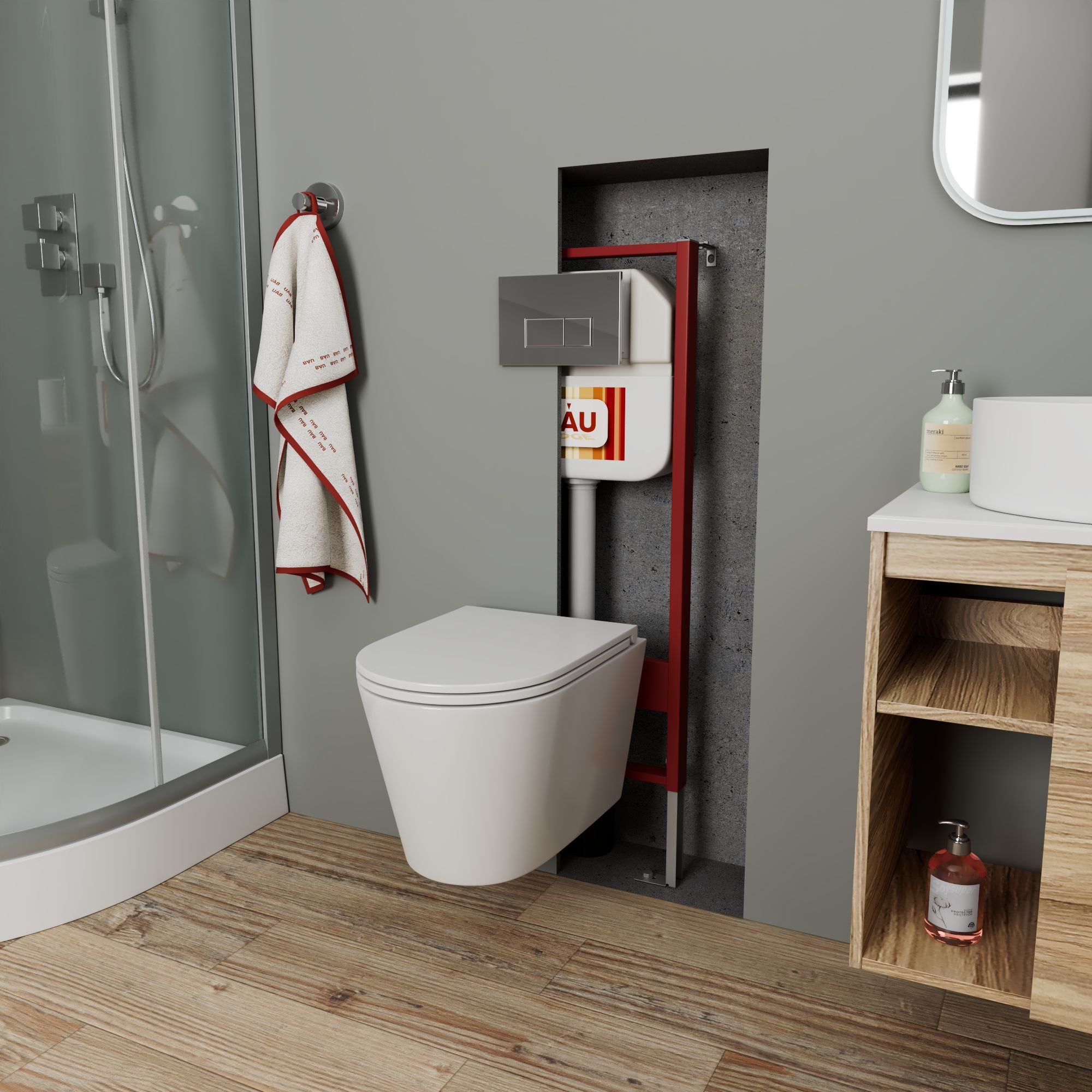 Комплект BAU 6в1: инсталляция BAU NEO 45, унитаз Bau Nimb Hurricane3, сиденье, клавиша, NEO45700_BK0001-HQ3
Комплект BAU 6в1: инсталляция BAU NEO 45, унитаз Bau Nimb Hurricane3, сиденье, клавиша, NEO45700_BK0001-HQ3