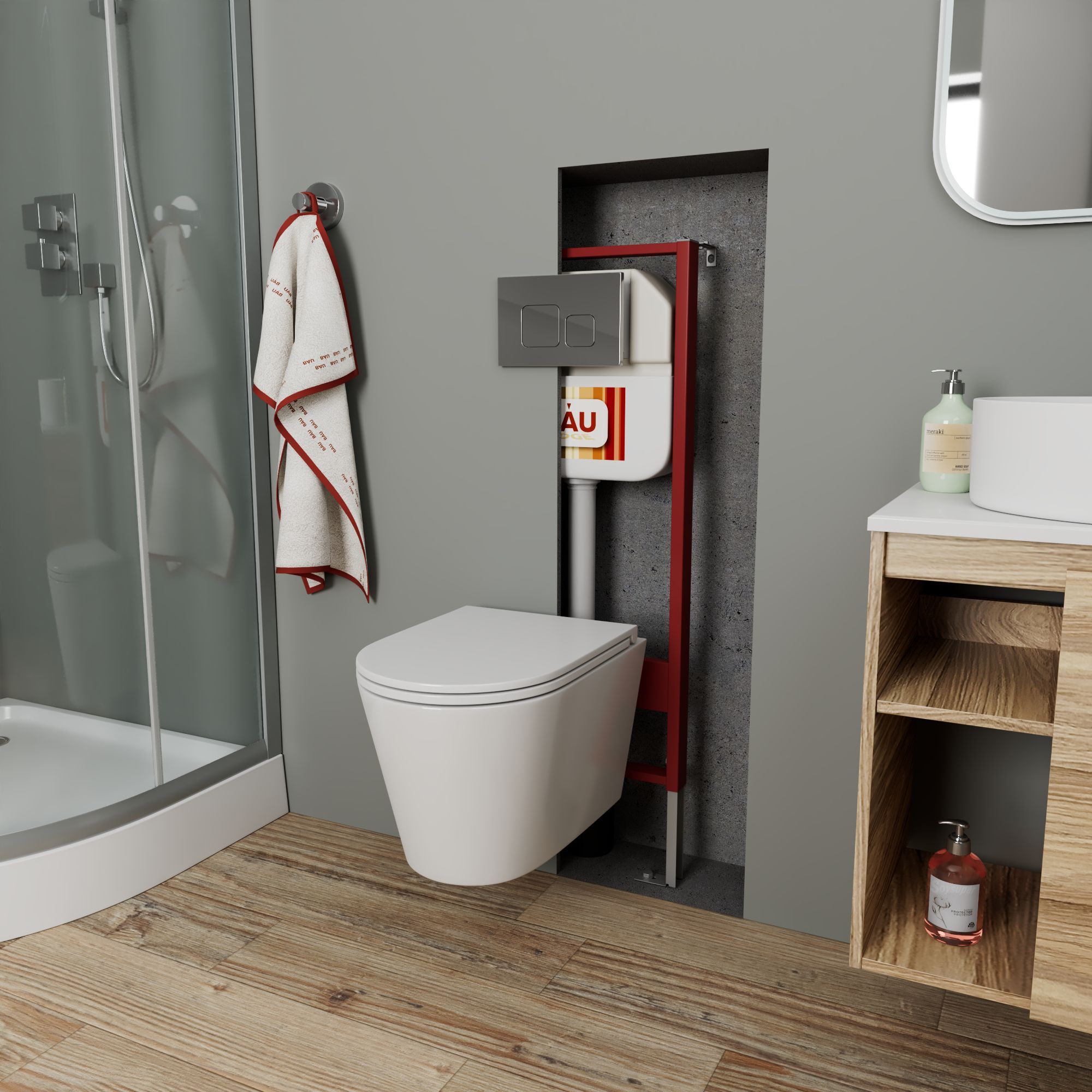 Комплект BAU 6в1: инсталляция BAU NEO 45, унитаз Bau Nimb 49x36, сиденье, клавиша, NEO45700_BK0001
Комплект BAU 6в1: инсталляция BAU NEO 45, унитаз Bau Nimb 49x36, сиденье, клавиша, NEO45700_BK0001