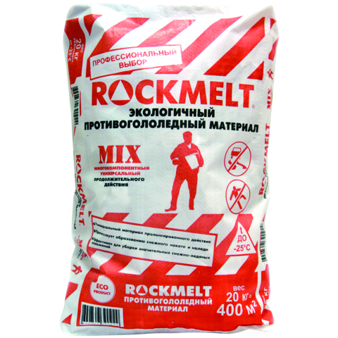 фото Антигололед rockmelt mix быстрого действия 20 кг