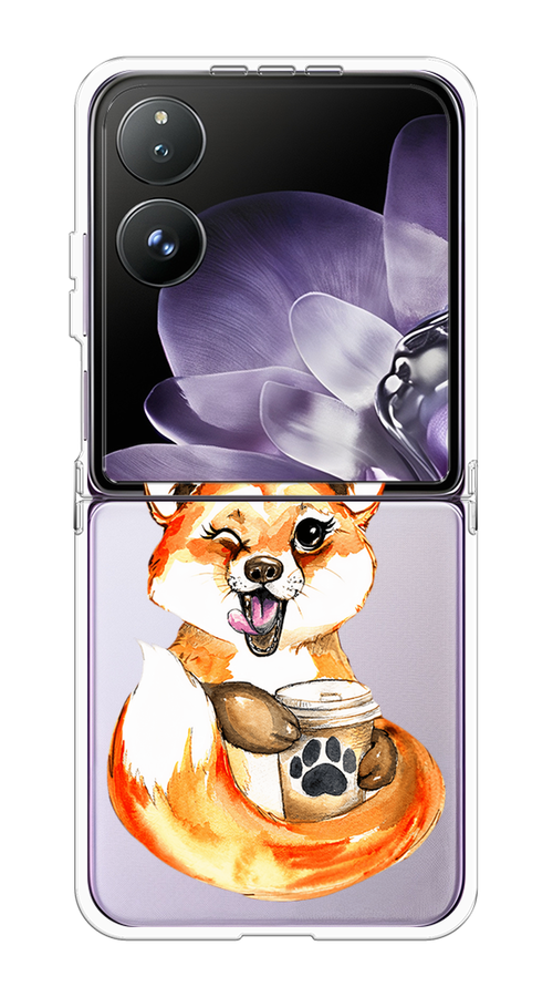 Чехол на Xiaomi Mix Flip "Подмигивающая лиса с кофе", Оранжевый;белый;коричневый, 323150-1
Чехол на Xiaomi Mix Flip "Подмигивающая лиса с кофе", Оранжевый;белый;коричневый, 323150-1