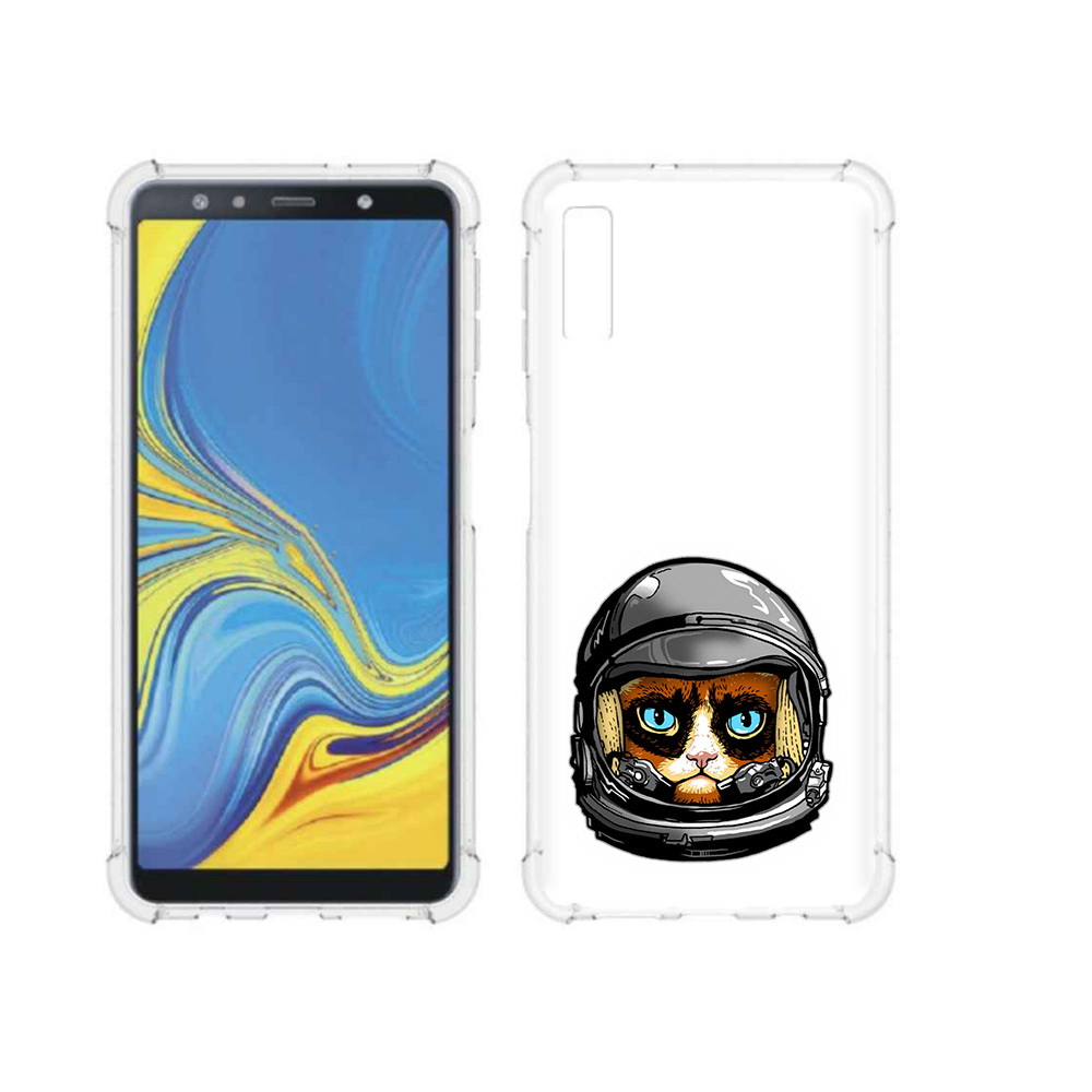 Чехол MyPads Tocco для Samsung Galaxy A7 (2018) кот космонавт (PT95255.558.400), Прозрачный, Tocco
Чехол MyPads Tocco для Samsung Galaxy A7 (2018) кот космонавт (PT95255.558.400), Прозрачный, Tocco