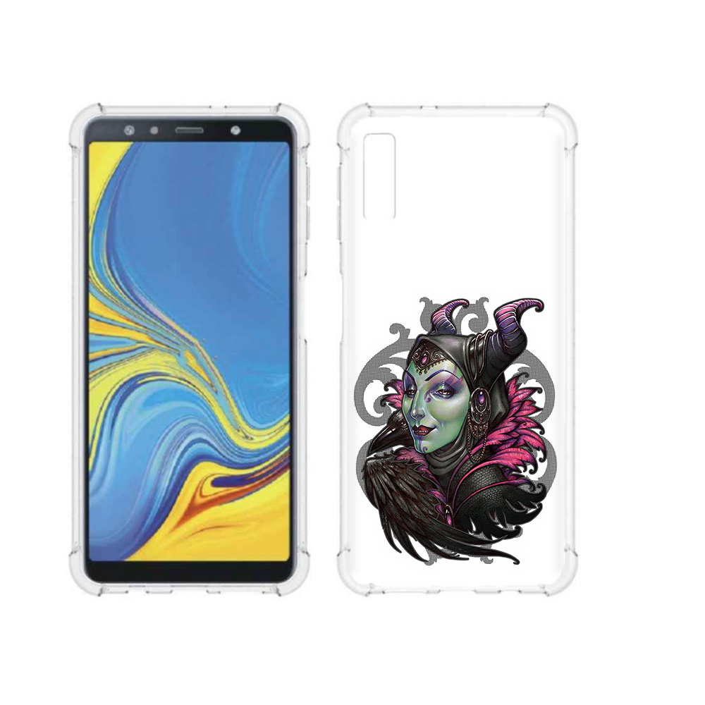 Чехол MyPads Tocco для Samsung Galaxy A7 (2018) зеленая девушка с вороном, Прозрачный, Tocco
Чехол MyPads Tocco для Samsung Galaxy A7 (2018) зеленая девушка с вороном, Прозрачный, Tocco