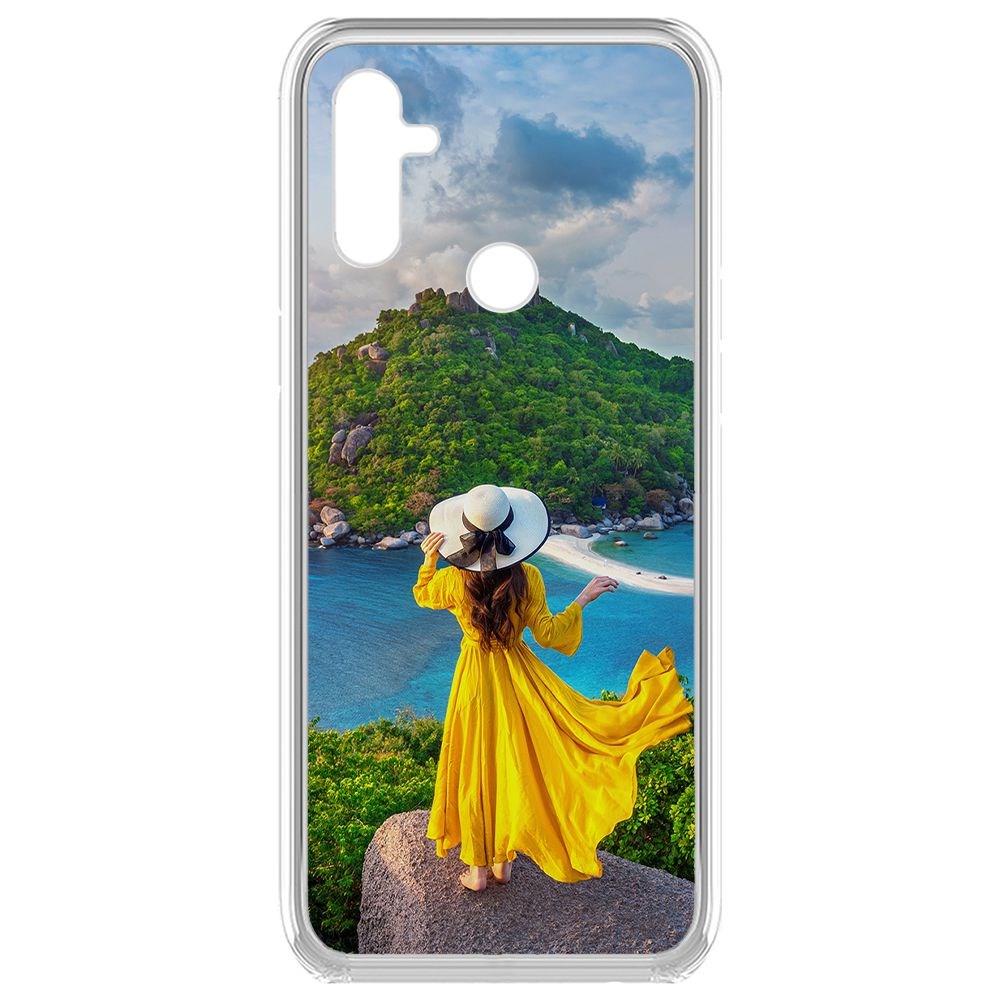 Чехол-накладка Krutoff Clear Case Платье летнее женское для Realme C3, Прозрачный
Чехол-накладка Krutoff Clear Case Платье летнее женское для Realme C3, Прозрачный