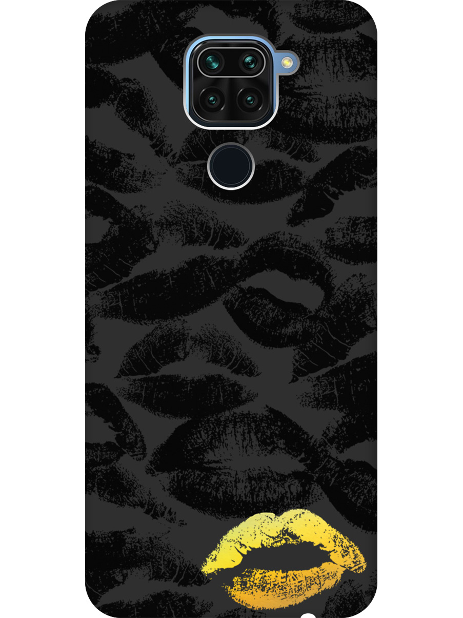 Силиконовый чехол на Xiaomi Redmi Note 9 с принтом "Золотистый поцелуй" матовый черный, Черный;золотистый, 723101391
Силиконовый чехол на Xiaomi Redmi Note 9 с принтом "Золотистый поцелуй" матовый черный, Черный;золотистый, 723101391
