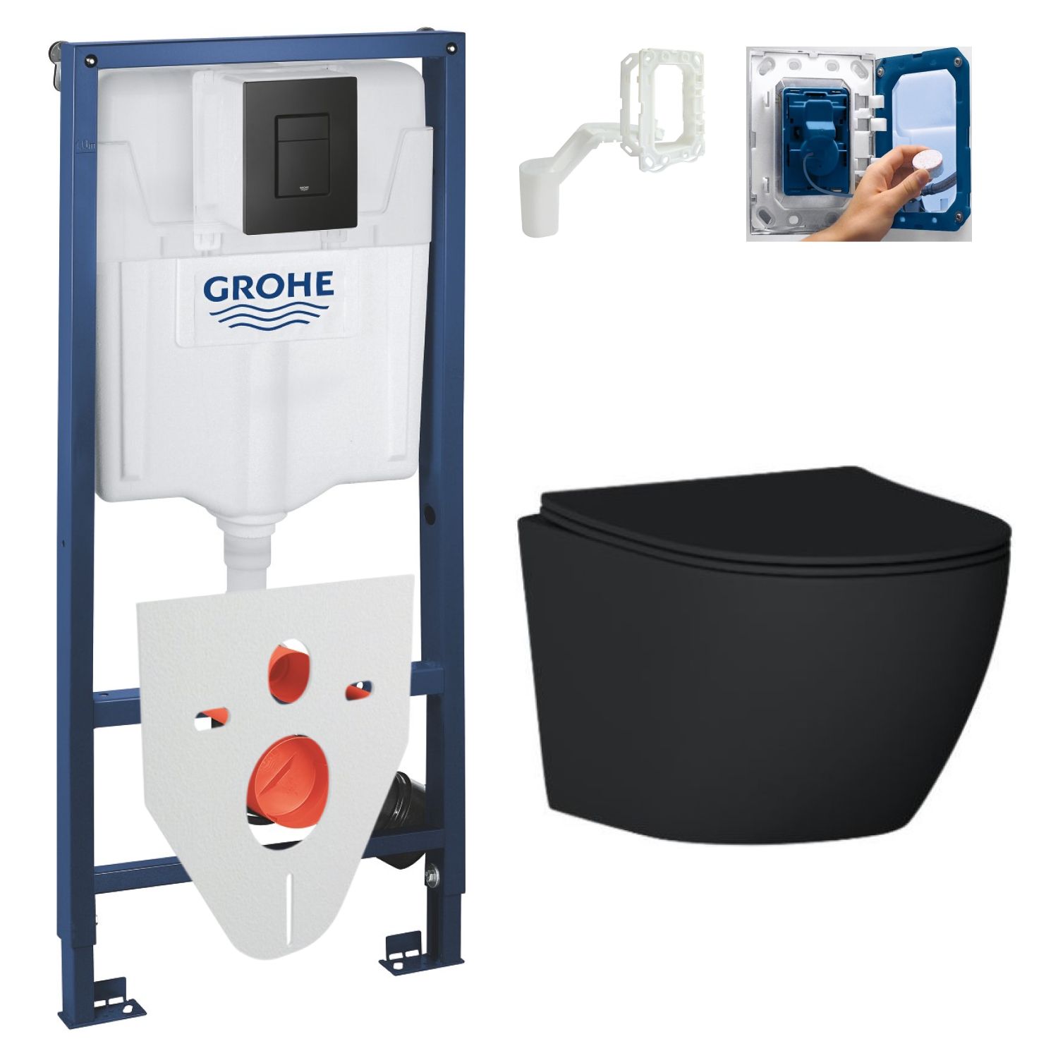 Комплект инсталляции Grohe с унитазом Helmken 438835103B, премиум с кнопкой смыва, 438835103
Комплект инсталляции Grohe с унитазом Helmken 438835103B, премиум с кнопкой смыва, 438835103