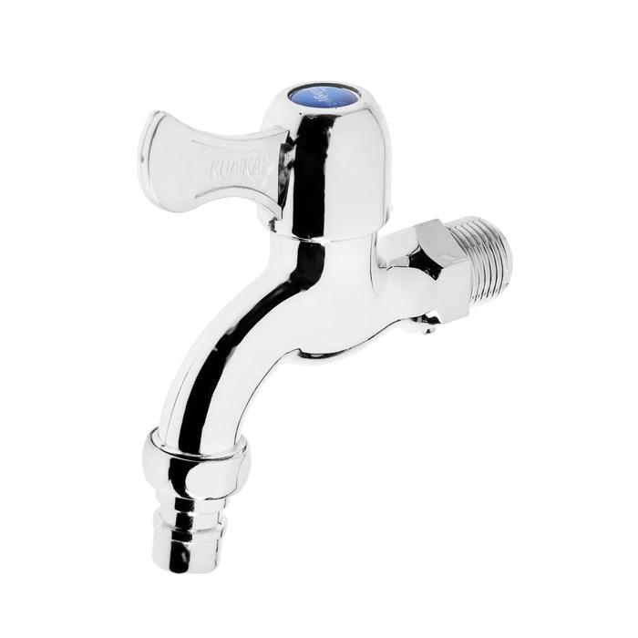 Кран водоразборный со штуцером ZEIN, 1/2", с плоской ручкой, PP, кран-букса, хром, Серебристый
Кран водоразборный со штуцером ZEIN, 1/2", с плоской ручкой, PP, кран-букса, хром, Серебристый