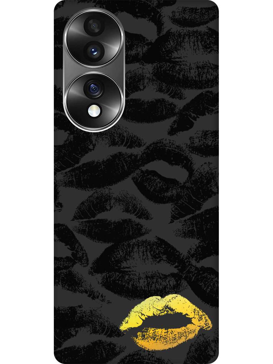 Силиконовый чехол на Honor 70 с принтом "Золотистый поцелуй" матовый черный, Черный;золотистый, 740189291
Силиконовый чехол на Honor 70 с принтом "Золотистый поцелуй" матовый черный, Черный;золотистый, 740189291