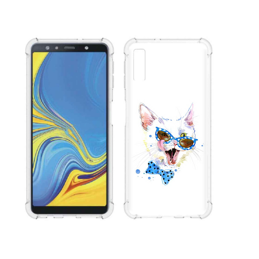 Чехол MyPads Tocco для Samsung Galaxy A7 (2018) белый кот (PT95255.558.229), Прозрачный, Tocco
Чехол MyPads Tocco для Samsung Galaxy A7 (2018) белый кот (PT95255.558.229), Прозрачный, Tocco