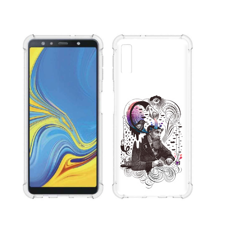 Чехол MyPads Tocco для Samsung Galaxy A7 (2018) абстракция думающий мужчина, Прозрачный, Tocco
Чехол MyPads Tocco для Samsung Galaxy A7 (2018) абстракция думающий мужчина, Прозрачный, Tocco