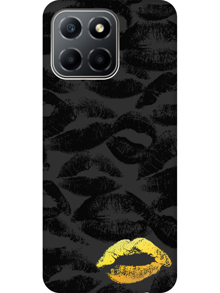 Силиконовый чехол на Honor X6 / X8 5G с принтом "Золотистый поцелуй" матовый черный, Черный;золотистый, 762092291
Силиконовый чехол на Honor X6 / X8 5G с принтом "Золотистый поцелуй" матовый черный, Черный;золотистый, 762092291