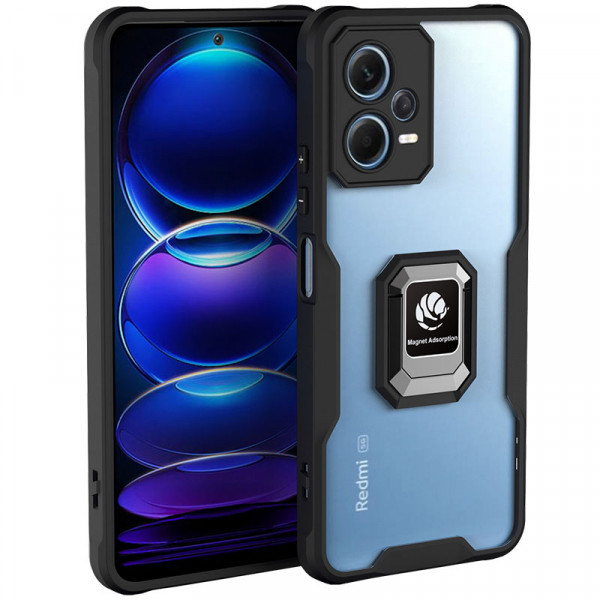 Противоударный чехол RosCase Magnet Ring 2 для Xiaomi Redmi Note 12 Pro Plus 5G, Черный
Противоударный чехол RosCase Magnet Ring 2 для Xiaomi Redmi Note 12 Pro Plus 5G, Черный