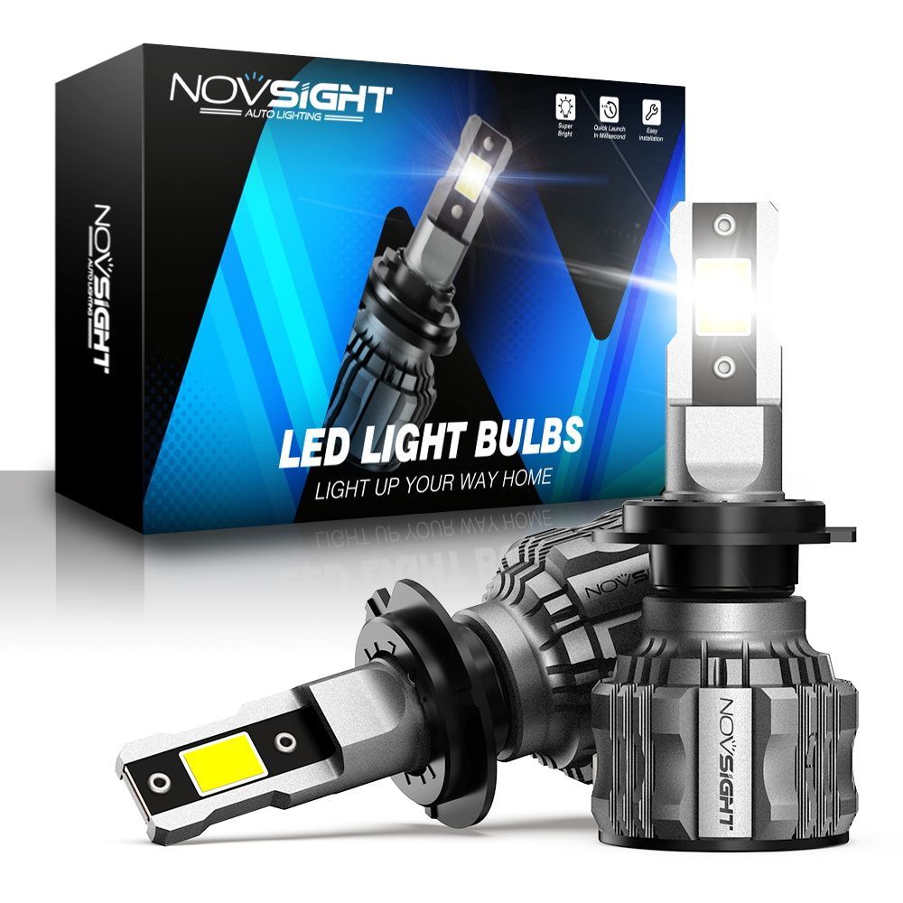 Светодиодная лампа Novsight N72 H7 цоколь PX26D 72Вт 2шт 15000Лм 6500К яркий свет LED, Автомобильная лампа
Светодиодная лампа Novsight N72 H7 цоколь PX26D 72Вт 2шт 15000Лм 6500К яркий свет LED, Автомобильная лампа