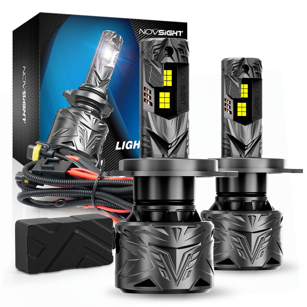 Светодиодная лампа Novsight N70 H4 цоколь P43t 240Вт 2шт 6500K 50000Лм белый свет LED, Автомобильная лампа
Светодиодная лампа Novsight N70 H4 цоколь P43t 240Вт 2шт 6500K 50000Лм белый свет LED, Автомобильная лампа