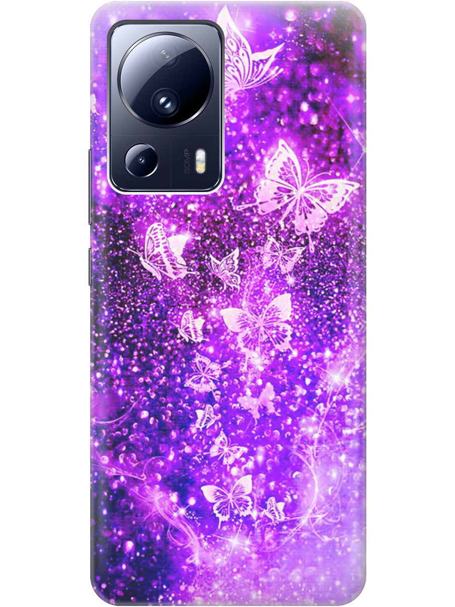 Силиконовый чехол на Xiaomi 13 Lite с рисунком "Фиолетовые бабочки", Фиолетовый;черный, 20000460
Силиконовый чехол на Xiaomi 13 Lite с рисунком "Фиолетовые бабочки", Фиолетовый;черный, 20000460