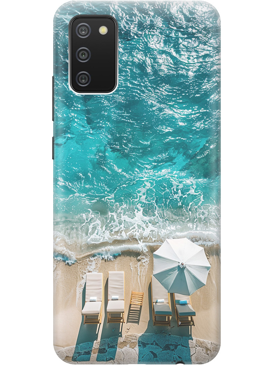 Силиконовый чехол на Samsung Galaxy A02s с принтом "Лазурное море", Прозрачный;голубой;бежевый, 723602941
Силиконовый чехол на Samsung Galaxy A02s с принтом "Лазурное море", Прозрачный;голубой;бежевый, 723602941