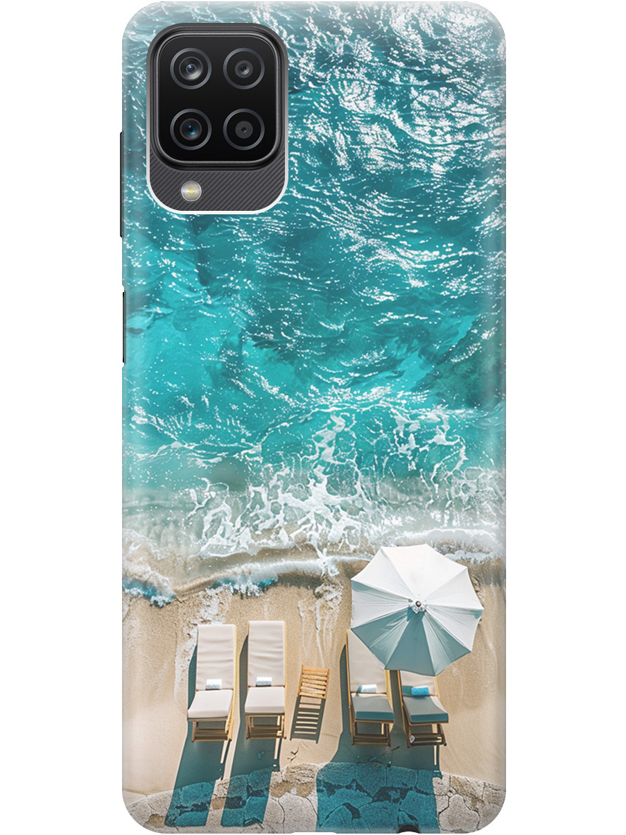 Силиконовый чехол на Samsung Galaxy A12 / M12 с принтом "Лазурное море", Прозрачный;голубой;бежевый, 723602841
Силиконовый чехол на Samsung Galaxy A12 / M12 с принтом "Лазурное море", Прозрачный;голубой;бежевый, 723602841