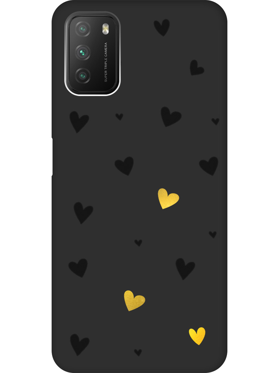 Силиконовый чехол на Xiaomi Redmi 9T / Poco M3 с принтом "Черные сердечки" матовый черный, Черный;золотистый, 724142791
Силиконовый чехол на Xiaomi Redmi 9T / Poco M3 с принтом "Черные сердечки" матовый черный, Черный;золотистый, 724142791
