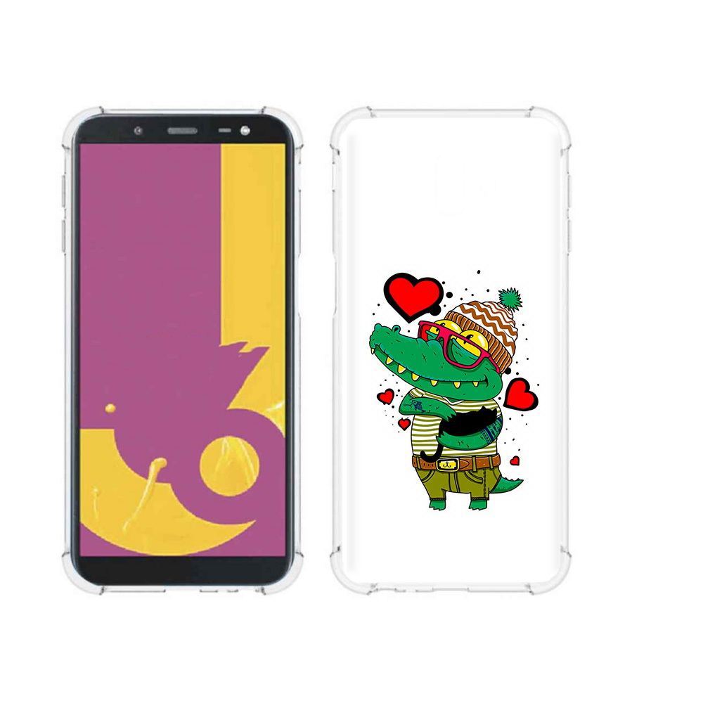 Чехол MyPads Tocco для Samsung Galaxy J6+ (2018) Влюбленный крокодил (PT119175.557.48), Прозрачный, Tocco
Чехол MyPads Tocco для Samsung Galaxy J6+ (2018) Влюбленный крокодил (PT119175.557.48), Прозрачный, Tocco