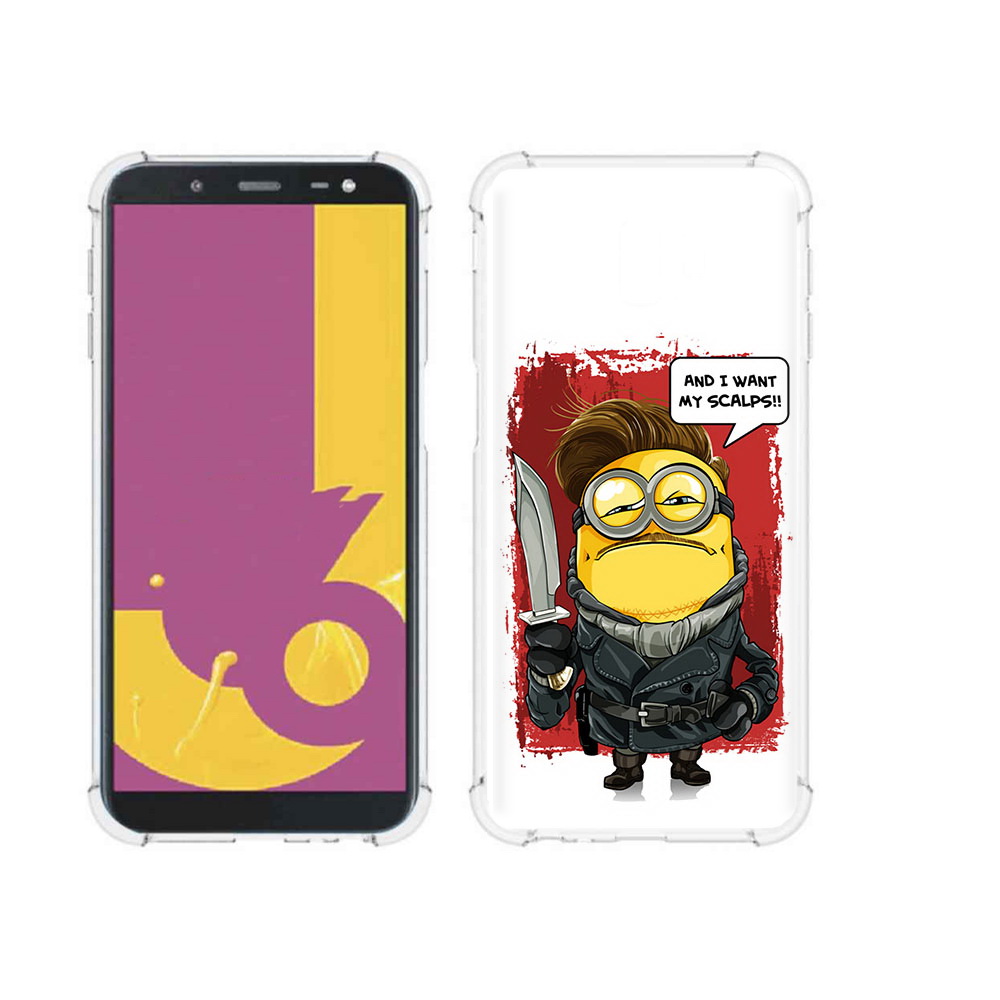 Чехол MyPads Tocco для Samsung Galaxy J6+ (2018) миньон убийца (PT119175.557.477), Прозрачный, Tocco
Чехол MyPads Tocco для Samsung Galaxy J6+ (2018) миньон убийца (PT119175.557.477), Прозрачный, Tocco
