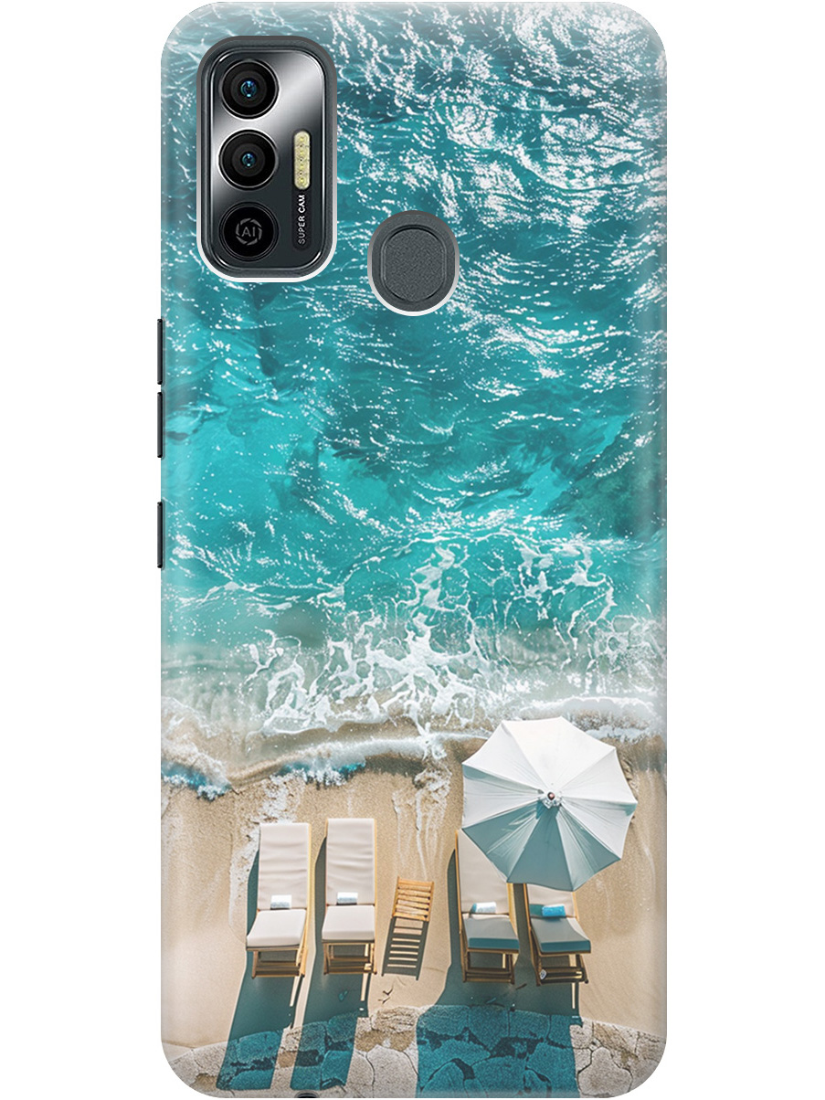 Силиконовый чехол на Tecno Spark 7 с принтом "Лазурное море", Прозрачный;голубой;бежевый, 741736141
Силиконовый чехол на Tecno Spark 7 с принтом "Лазурное море", Прозрачный;голубой;бежевый, 741736141