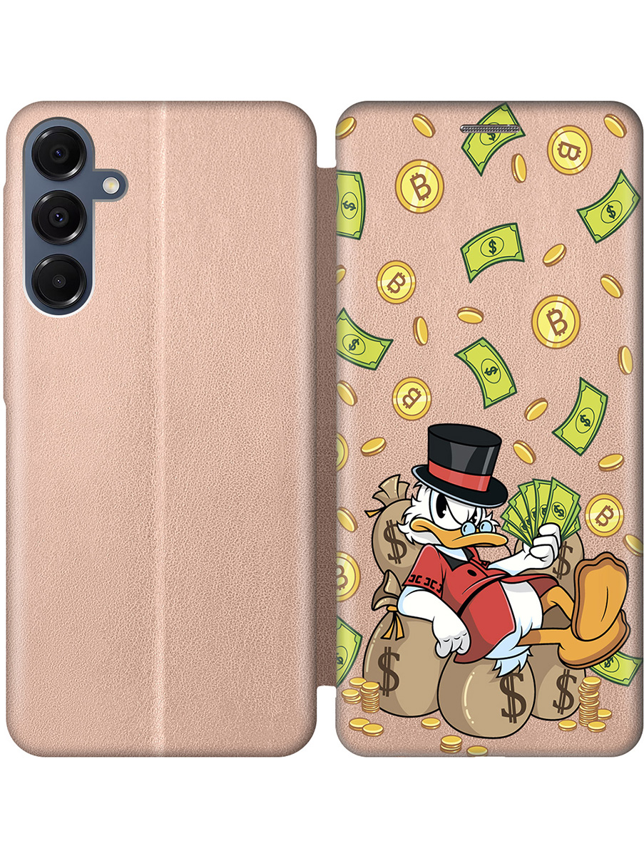 Чехол-книжка на Samsung Galaxy A16 с принтом "Богатый Скрудж" золотой, Золотистый;прозрачный;белый;зеленый, 786721771
Чехол-книжка на Samsung Galaxy A16 с принтом "Богатый Скрудж" золотой, Золотистый;прозрачный;белый;зеленый, 786721771