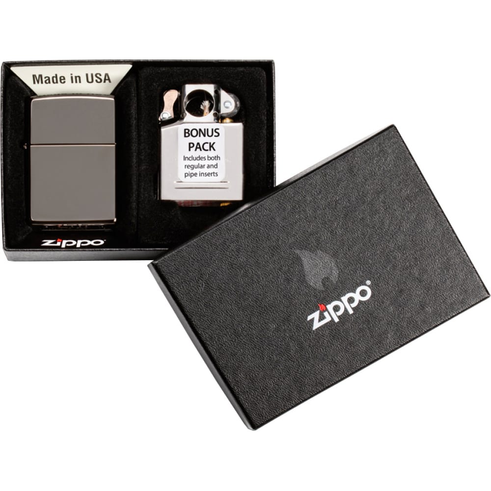 Zippo Подарочный набор : ветроустойчивая зажигалка Black Ice+вставной блок 29789, Черный, Classic
Zippo Подарочный набор : ветроустойчивая зажигалка Black Ice+вставной блок 29789, Черный, Classic