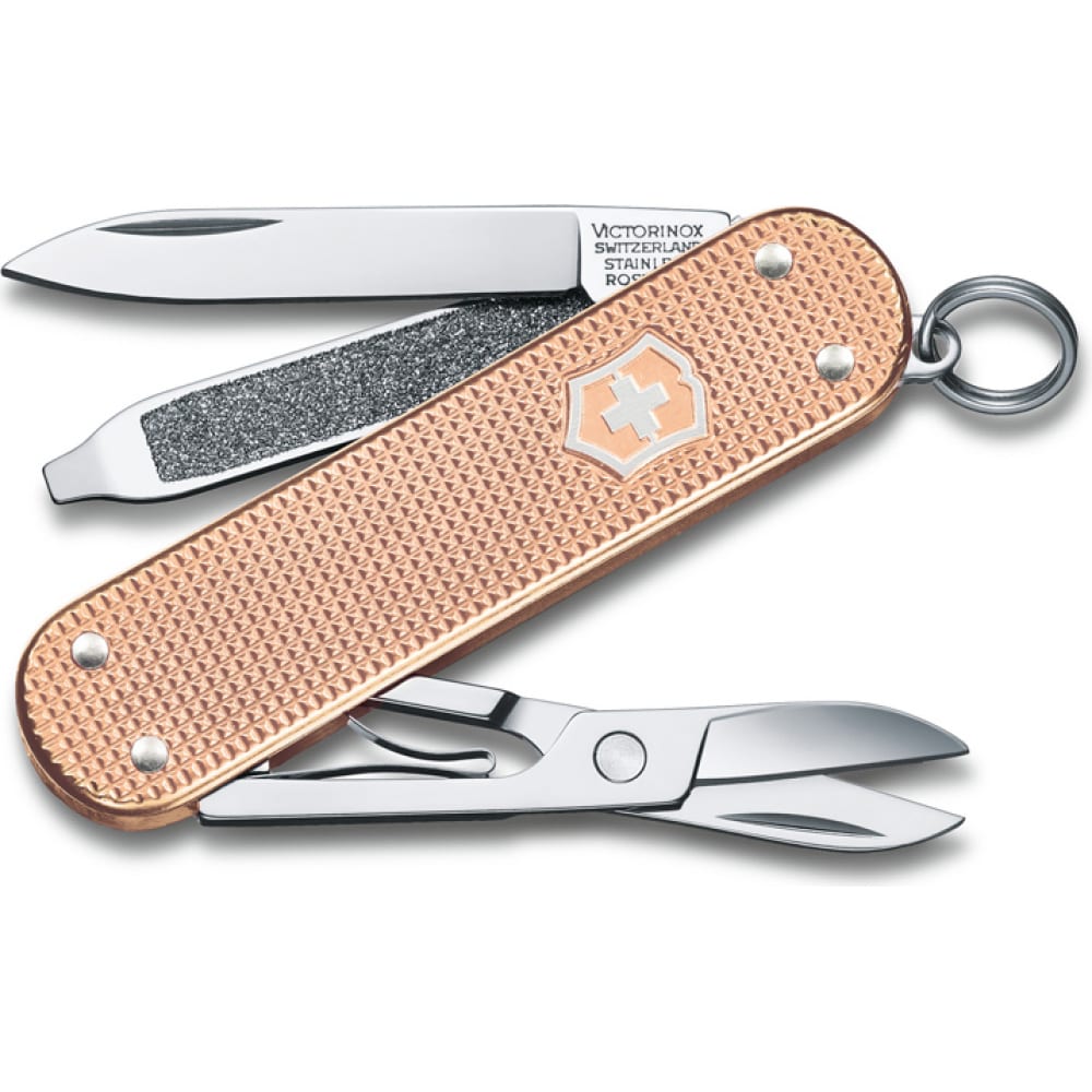Victorinox Нож-брелок Classic SD Alox Colors Fresh Peach 58 мм 5 функций персиковый 0.6221, Оранжевый
Victorinox Нож-брелок Classic SD Alox Colors Fresh Peach 58 мм 5 функций персиковый 0.6221, Оранжевый