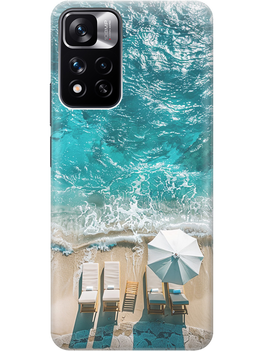 Силиконовый чехол на Xiaomi Redmi Note 11 Pro+ 5G / Xiaomi 11i с принтом "Лазурное море", Прозрачный;голубой;бежевый, 741736441
Силиконовый чехол на Xiaomi Redmi Note 11 Pro+ 5G / Xiaomi 11i с принтом "Лазурное море", Прозрачный;голубой;бежевый, 741736441