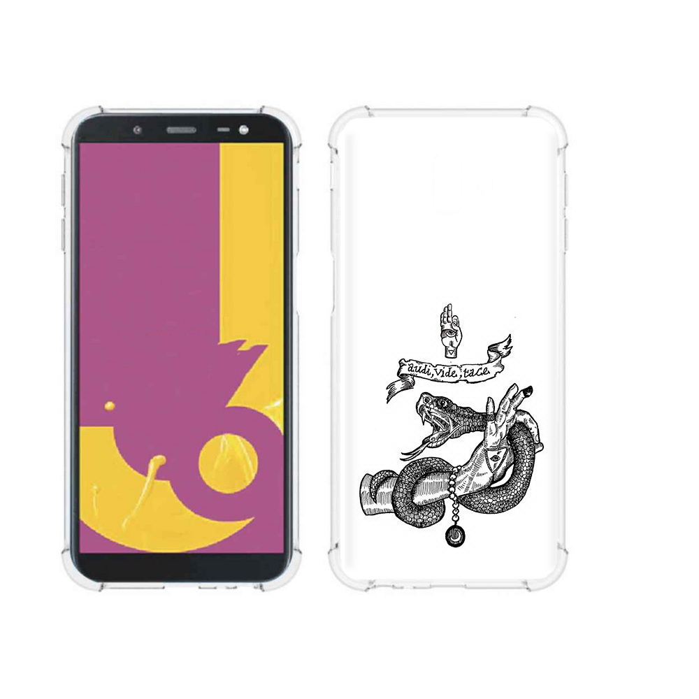 Чехол MyPads Tocco для Samsung Galaxy J6+ (2018) змея на руке рисунок (PT119175.557.366), Прозрачный, Tocco
Чехол MyPads Tocco для Samsung Galaxy J6+ (2018) змея на руке рисунок (PT119175.557.366), Прозрачный, Tocco