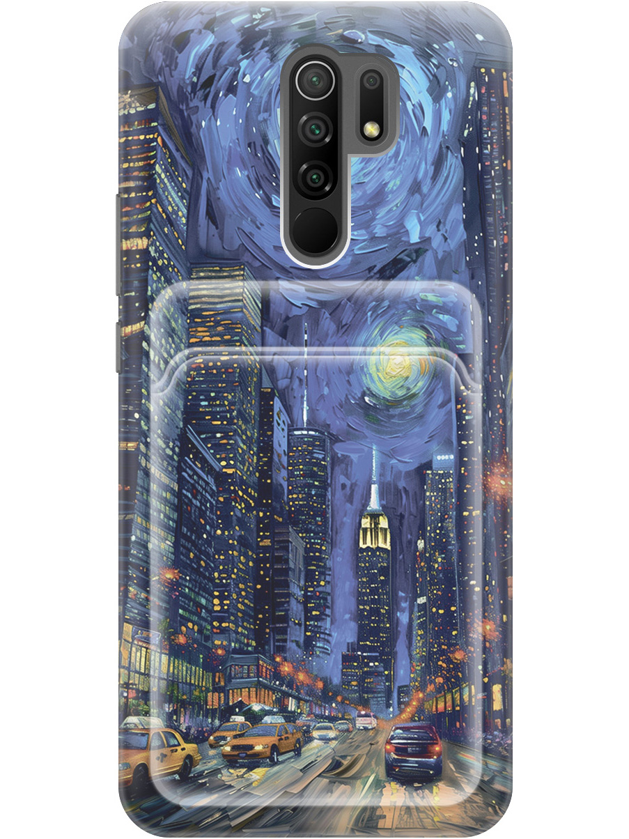 Силиконовый чехол на Xiaomi Redmi 9 с принтом с карманом для карты прозрачный 782459, Прозрачный;синий;черный, 723276710
Силиконовый чехол на Xiaomi Redmi 9 с принтом с карманом для карты прозрачный 782459, Прозрачный;синий;черный, 723276710