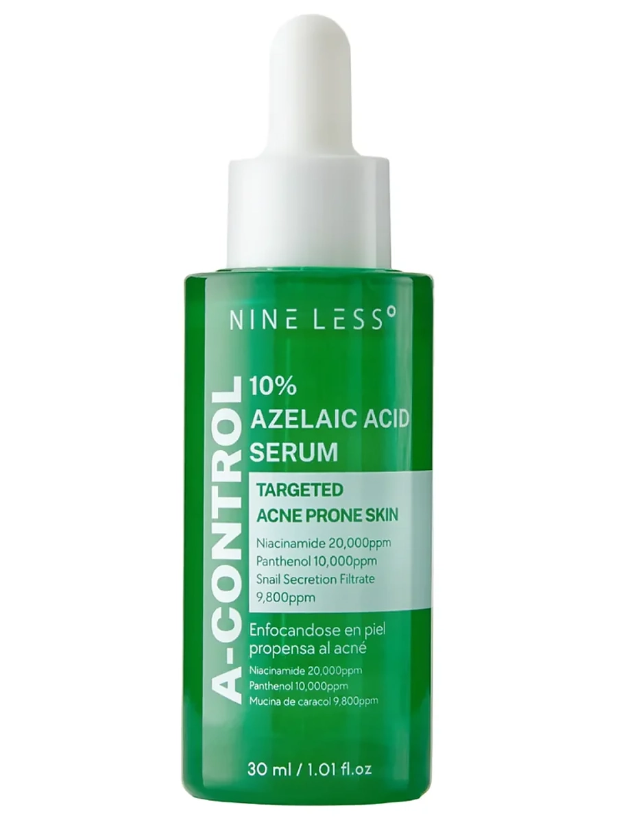 Сыворотка Nineless с 10% азелаиновой кислоты A-Control 10% Azelaic Acid Serum 30 мл
Сыворотка Nineless с 10% азелаиновой кислоты A-Control 10% Azelaic Acid Serum 30 мл