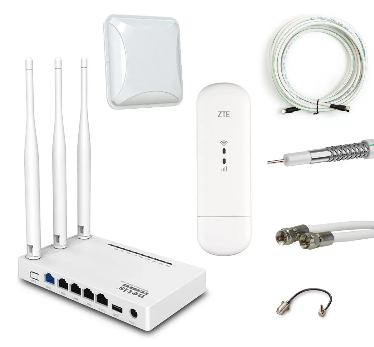 Комплект для усиления мобильного интернета Repeater 3G/4G (LTE) NET-REX003, NET-REX003
Комплект для усиления мобильного интернета Repeater 3G/4G (LTE) NET-REX003, NET-REX003