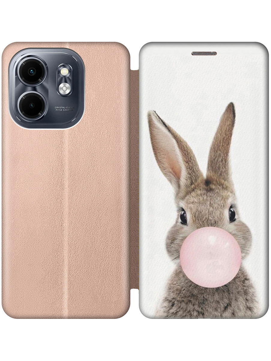 Чехол-книжка на Infinix Hot 50i / Smart 9 с принтом "Заяц с жвачкой" золотой, Золотистый;белый;коричневый;розовый, 786719312
Чехол-книжка на Infinix Hot 50i / Smart 9 с принтом "Заяц с жвачкой" золотой, Золотистый;белый;коричневый;розовый, 786719312