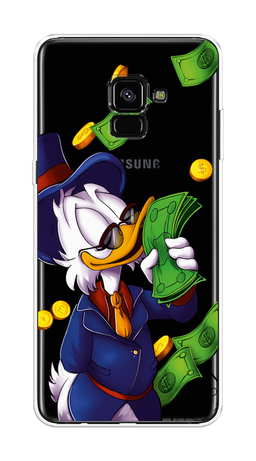 Чехол на Samsung Galaxy A8 Plus 2018 "Scrooge McDuck with Money", Синий;зеленый;белый, 25550-6
Чехол на Samsung Galaxy A8 Plus 2018 "Scrooge McDuck with Money", Синий;зеленый;белый, 25550-6